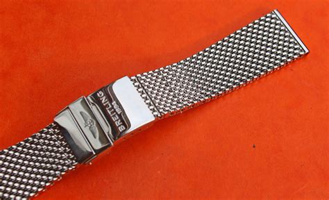 breitling mesh buckle|Breitling navitimer buckle.